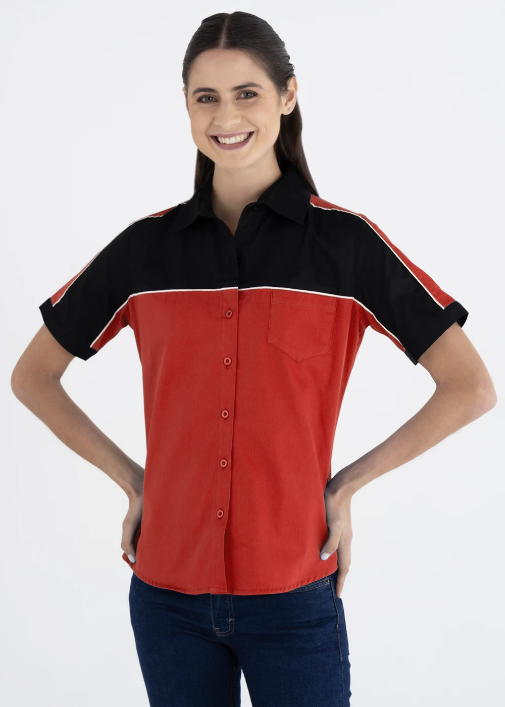 Blusa Mujer Manga Corta Scuderia
