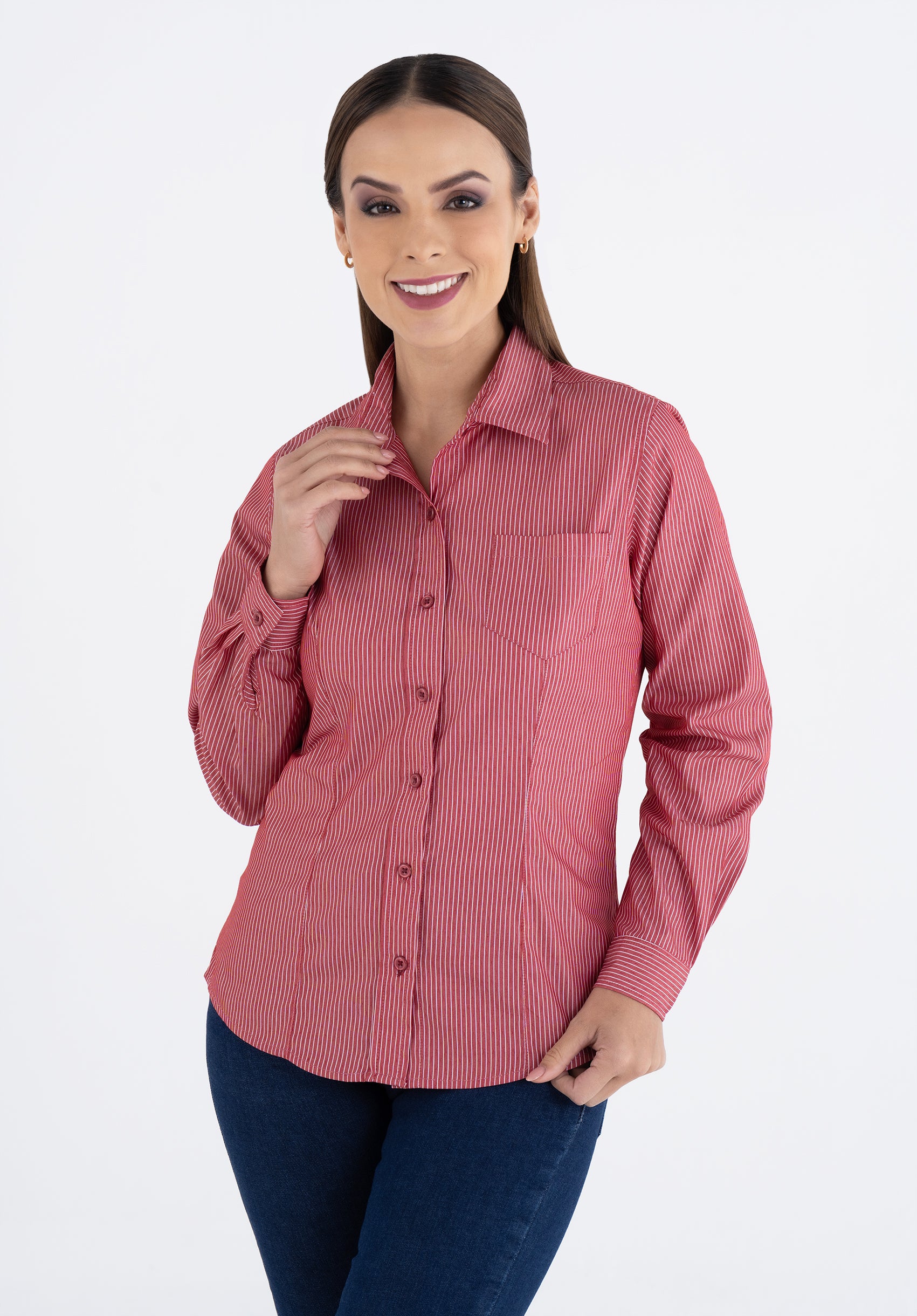 BLUSA SELEN ROJO MANGA LARGA