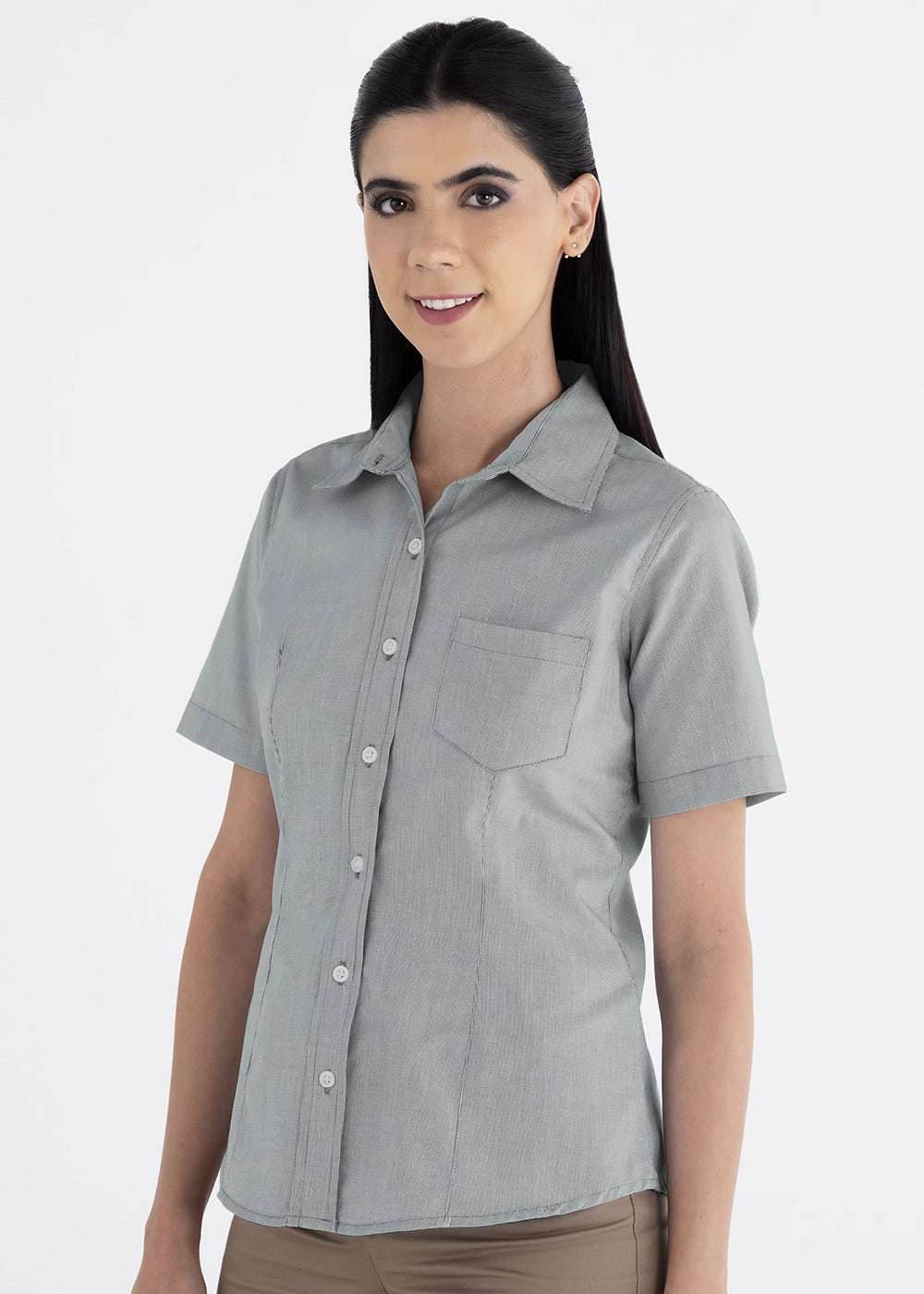 Blusa Mujer Manga Corta Sidón