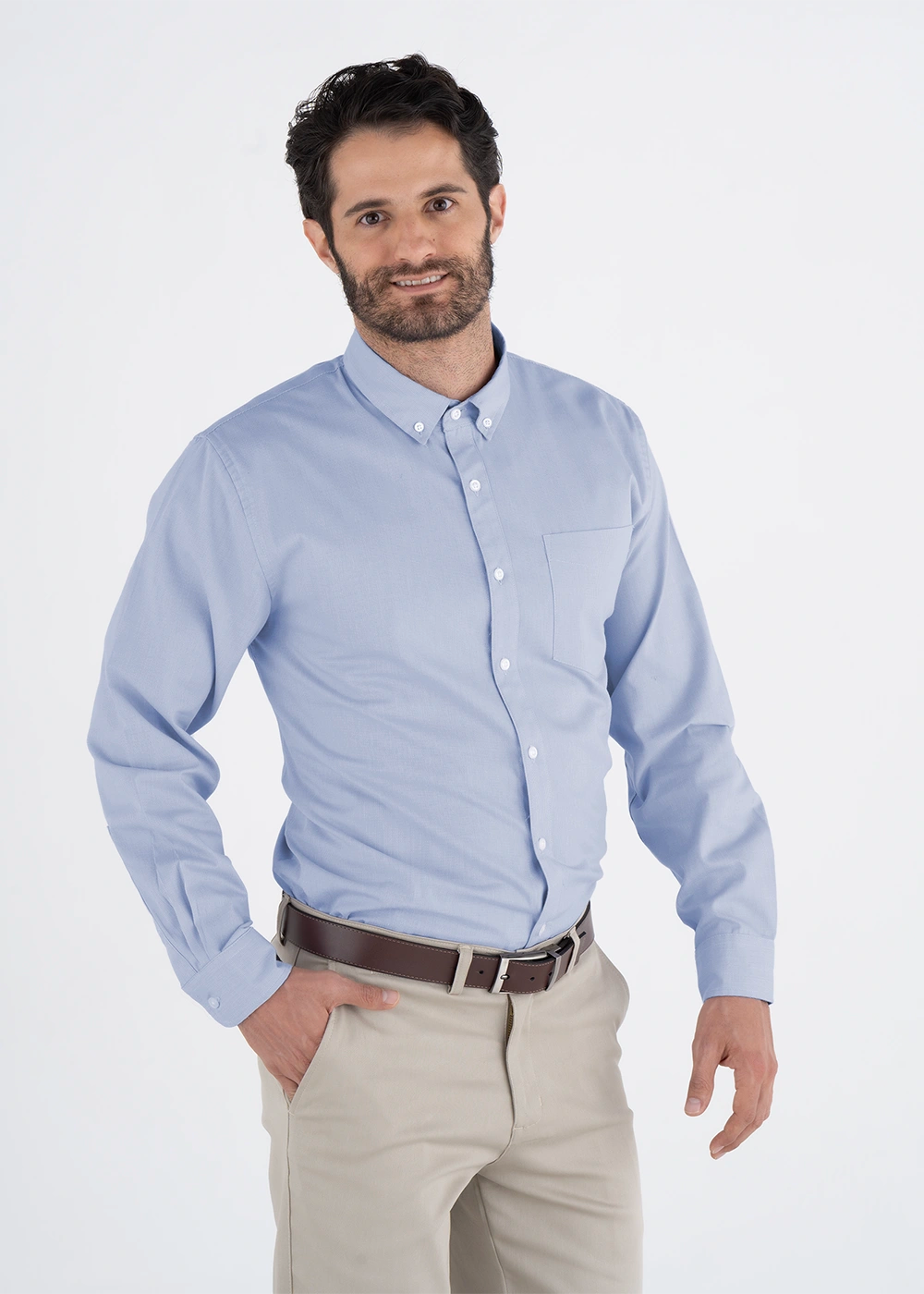 Camisa Hombre Manga Larga Sidón