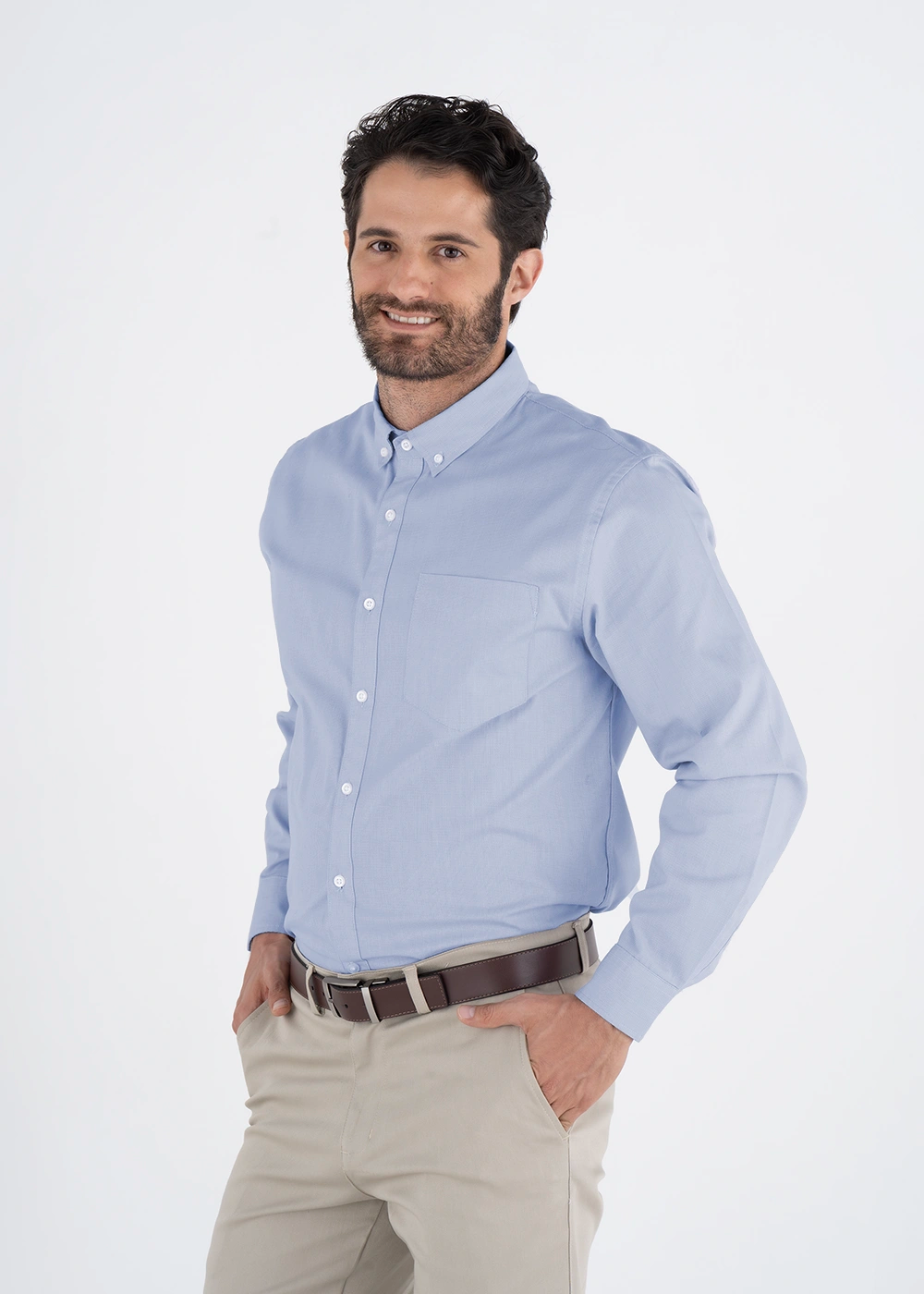 Camisa Hombre Manga Larga Sidón
