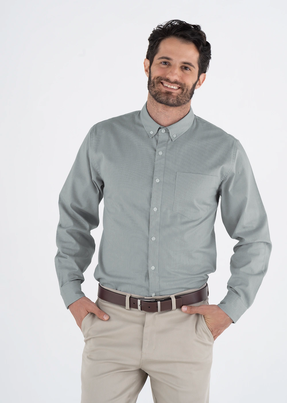 Camisa Hombre Manga Larga Sidón