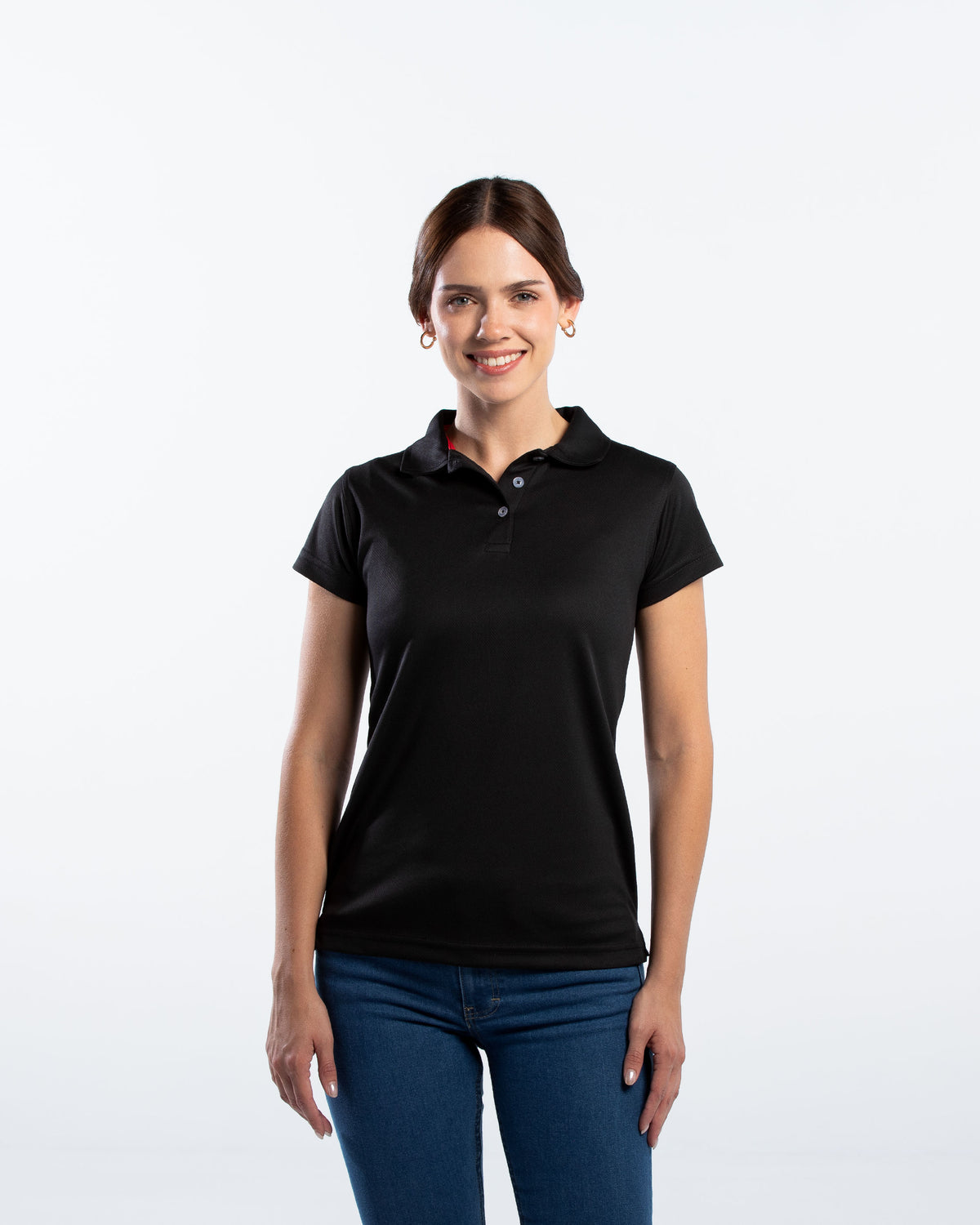 Playera Tipo Polo Mujer Manga Corta Sportiva