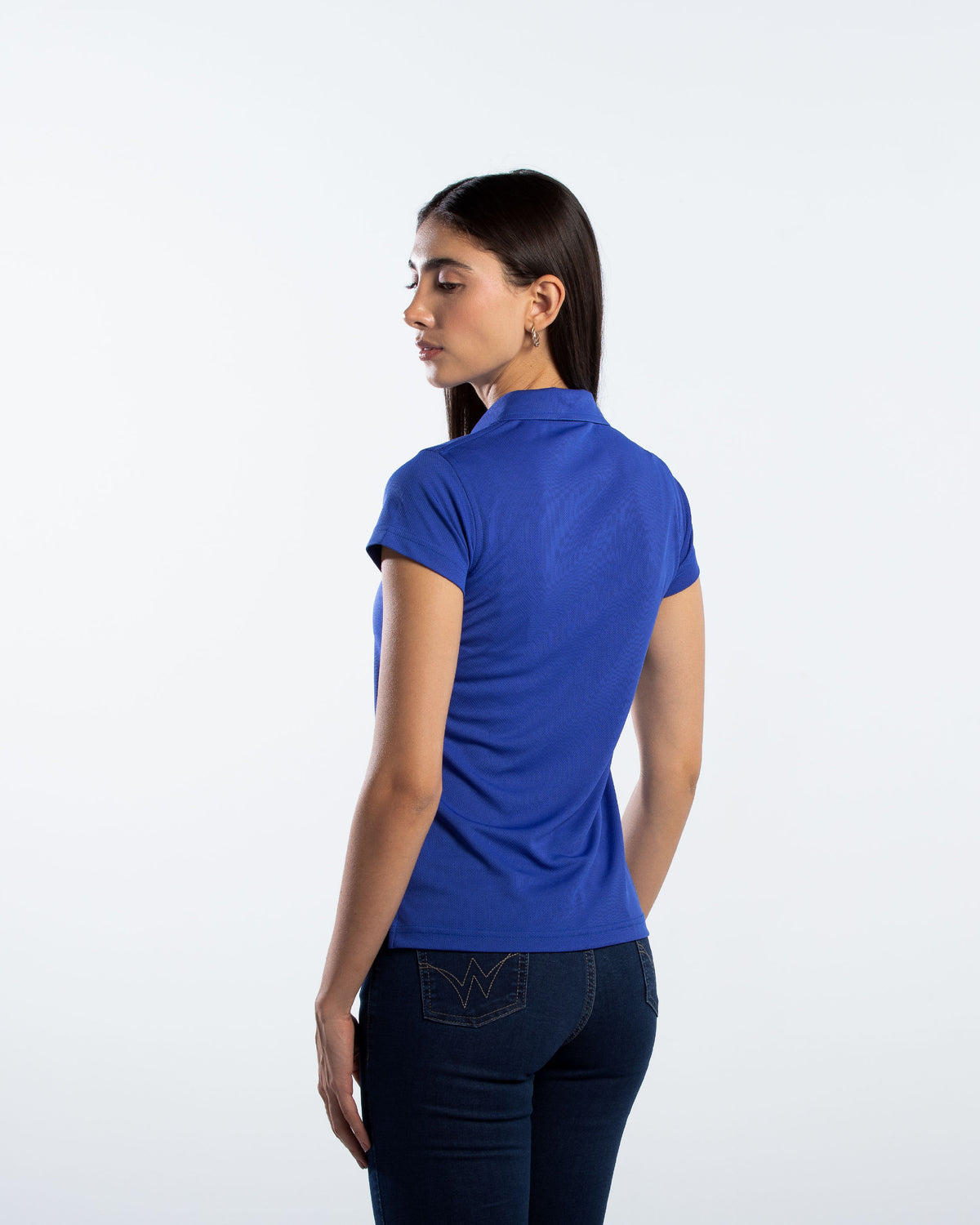 Playera Tipo Polo Mujer Manga Corta Sportiva