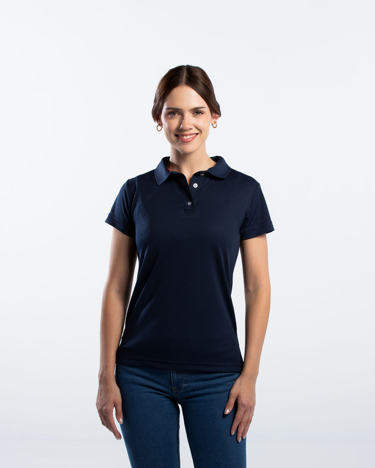 Playera Tipo Polo Mujer Manga Corta Sportiva