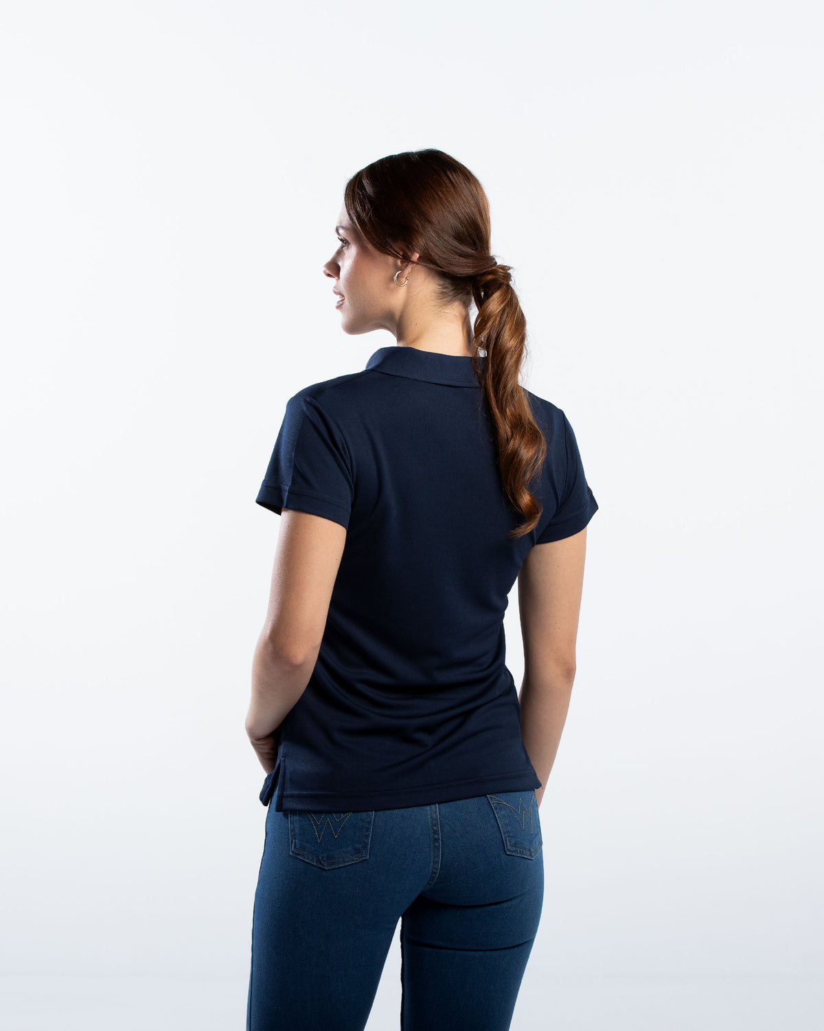 Playera Tipo Polo Mujer Manga Corta Sportiva