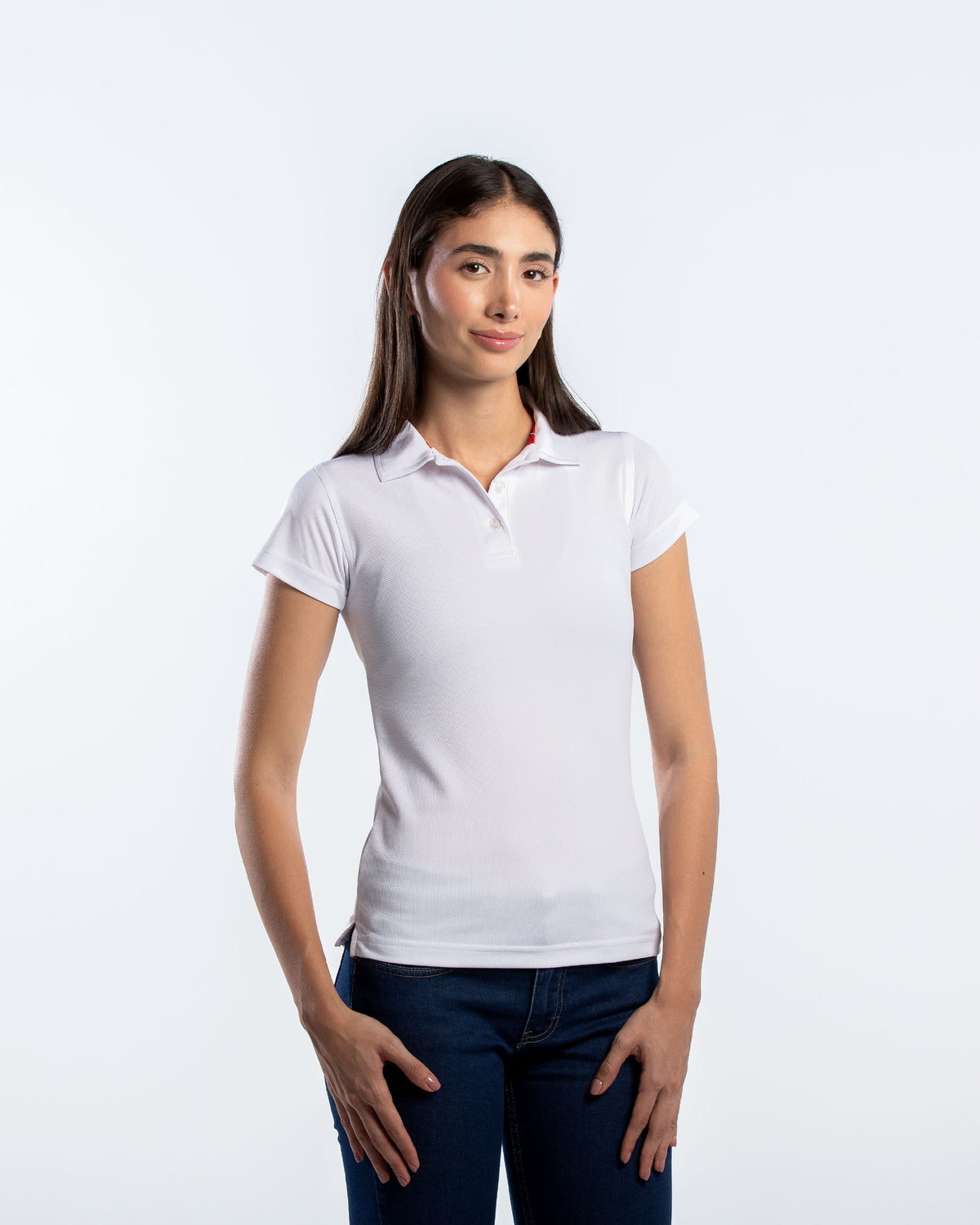 Playera Tipo Polo Mujer Manga Corta Sportiva