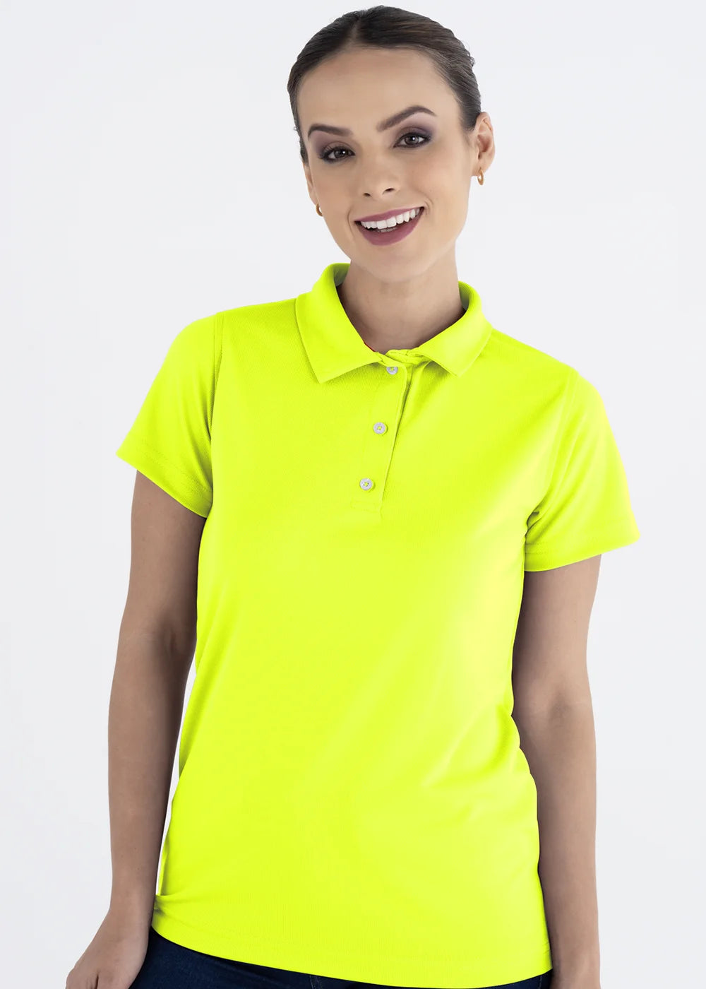 Playera Tipo Polo Mujer Manga Corta Sportiva