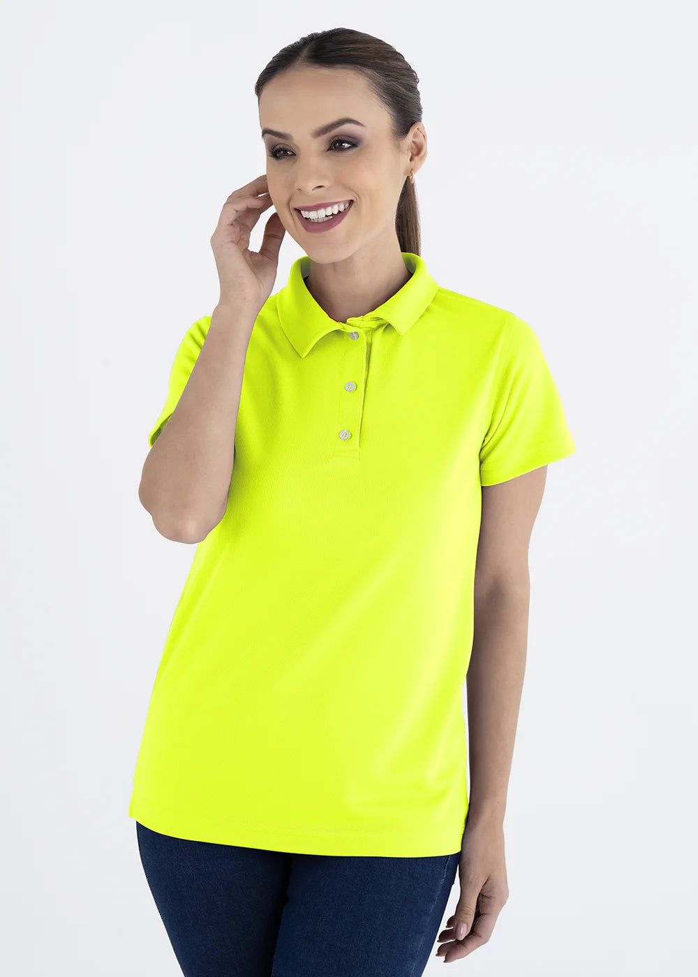 Playera Tipo Polo Mujer Manga Corta Sportiva
