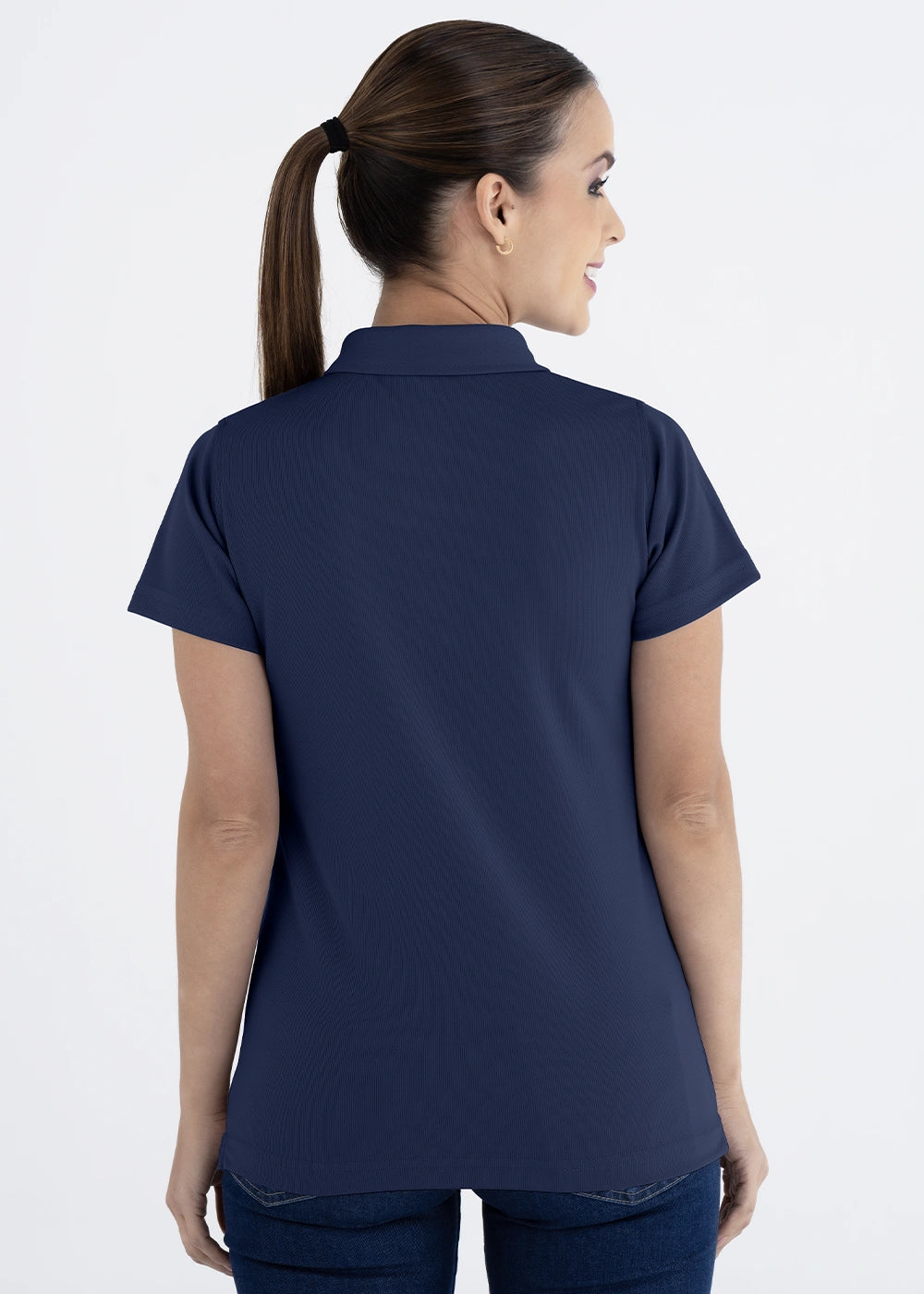 Playera Tipo Polo Mujer Manga Corta Sportiva