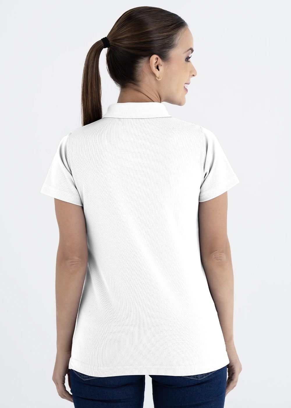Playera Tipo Polo Mujer Manga Corta Sportiva