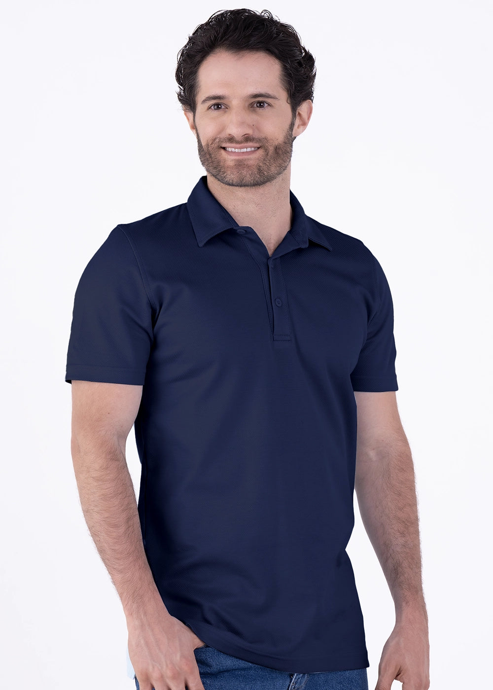 Playera Tipo Polo Hombre Manga Corta Sportiva Luxx