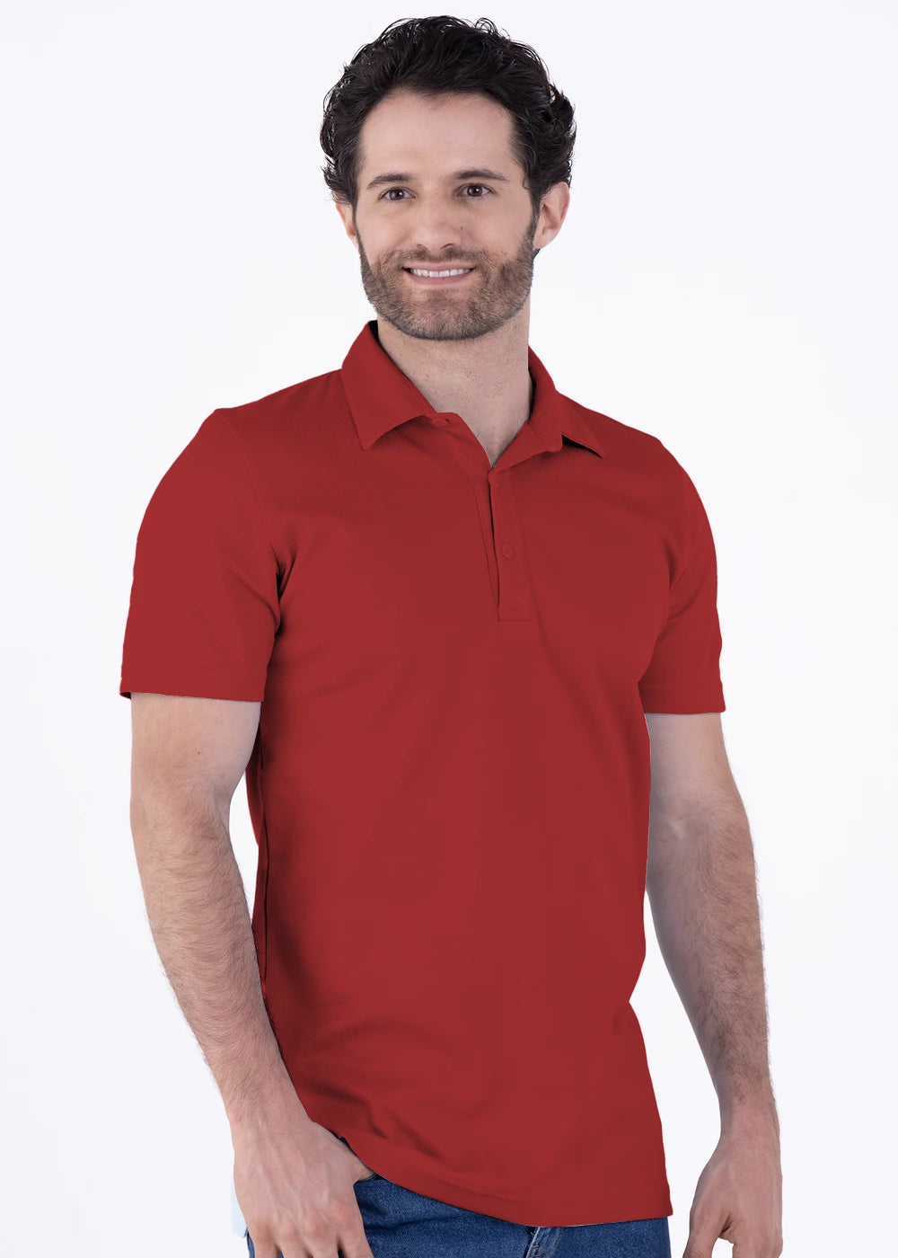 Playera Tipo Polo Hombre Manga Corta Sportiva Luxx