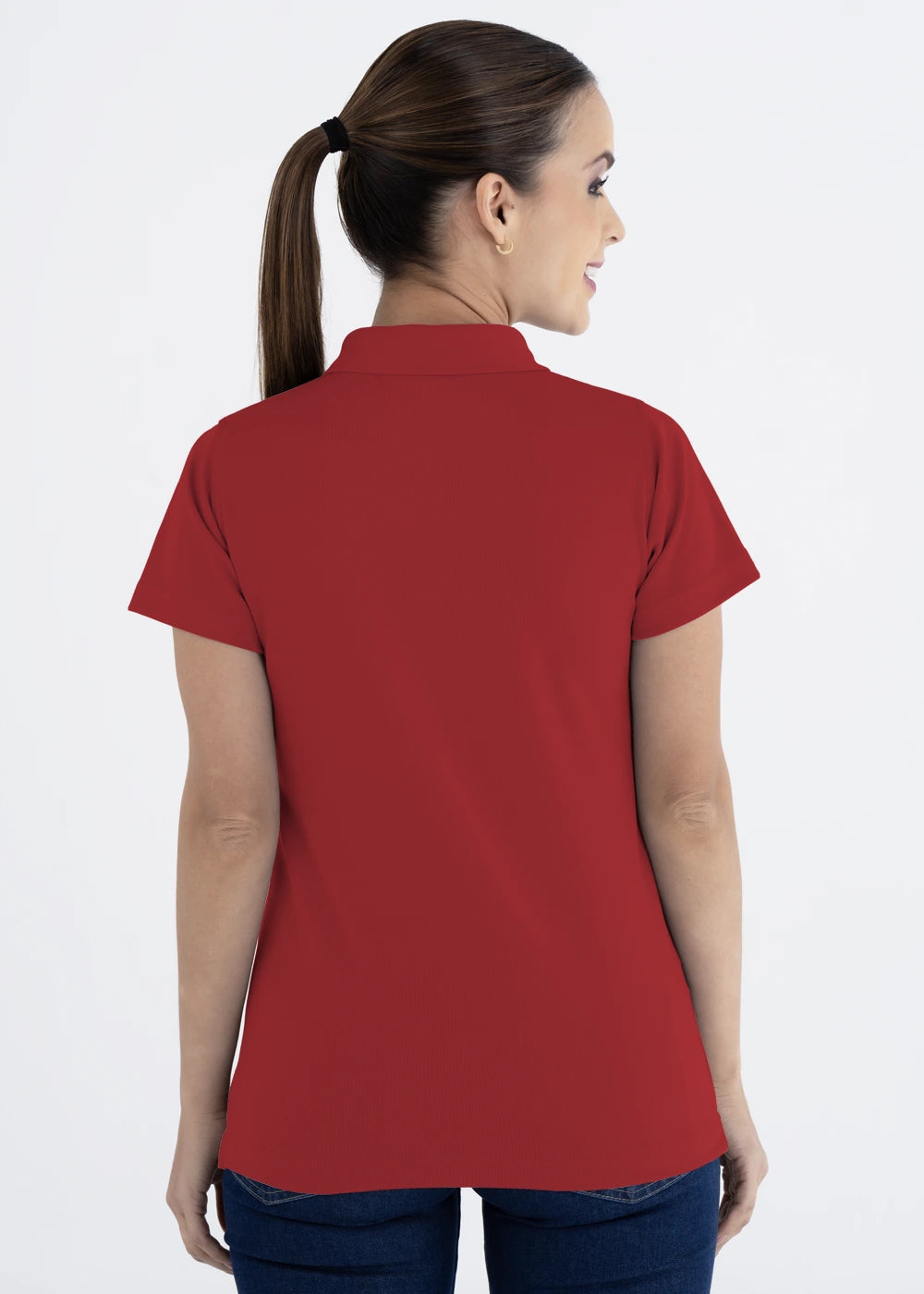 Playera Tipo Polo Mujer Manga Corta Sportiva