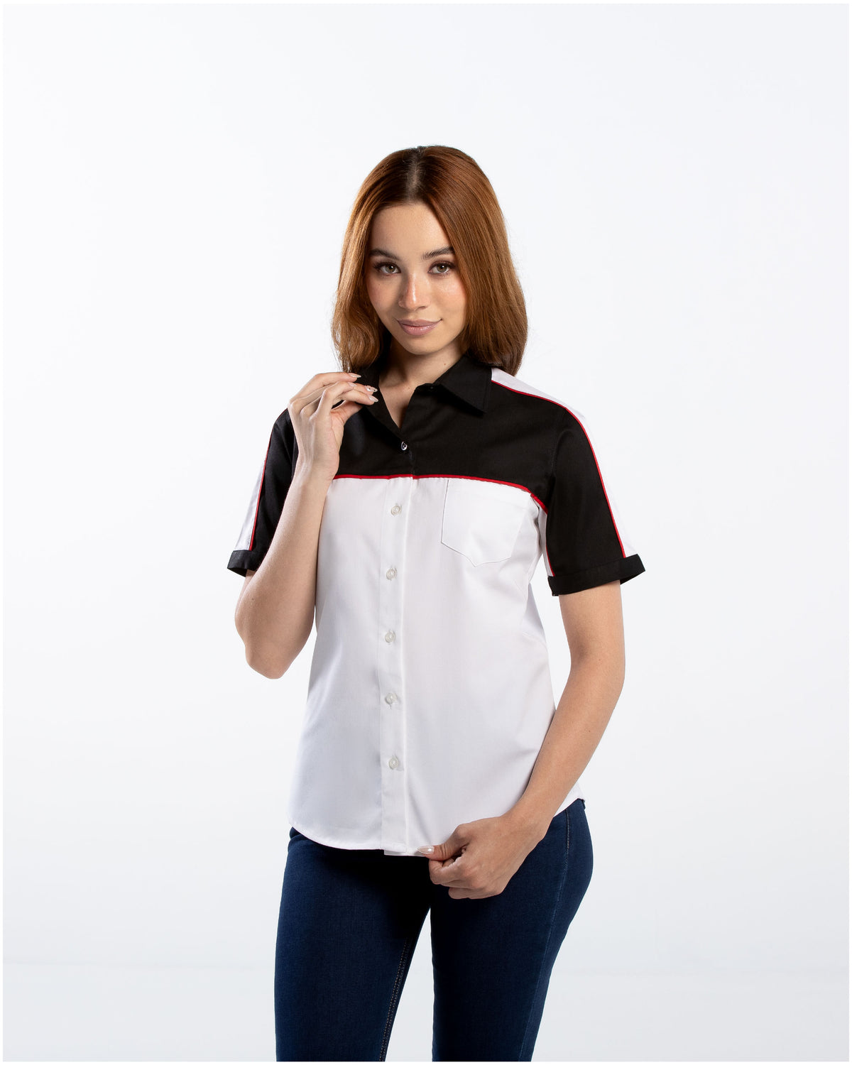 Blusa Mujer Manga Corta Scuderia