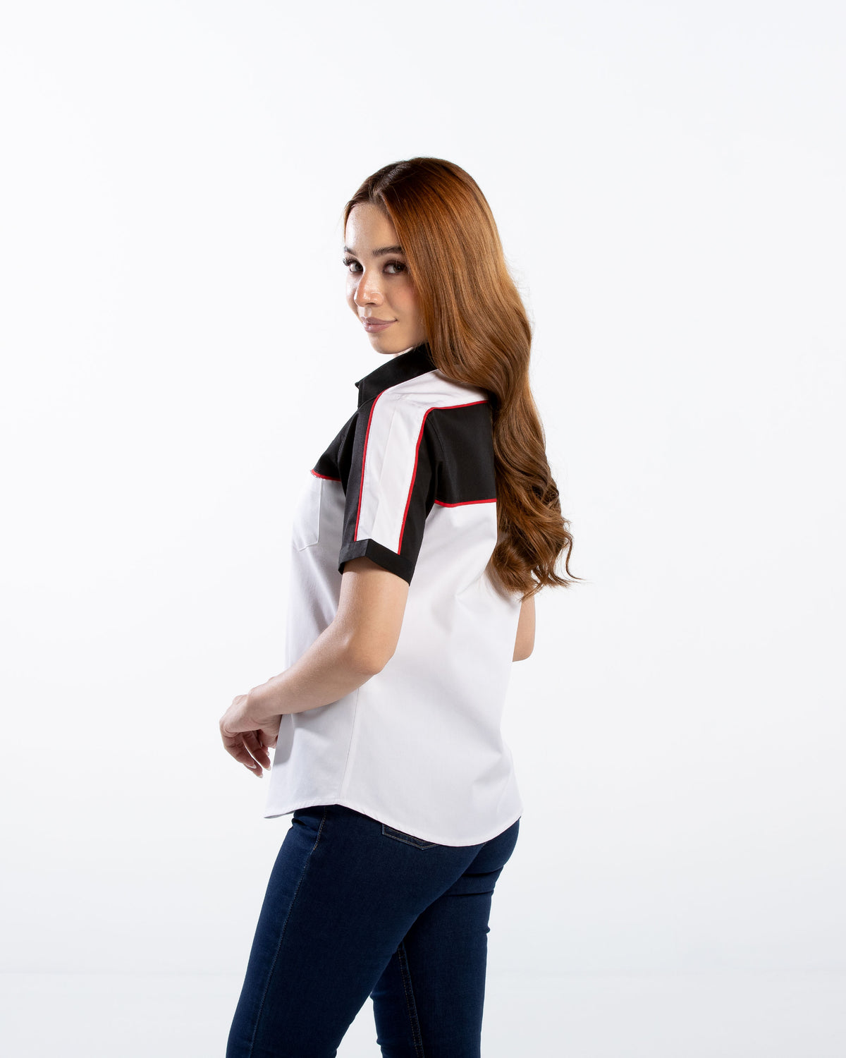 Blusa Mujer Manga Corta Scuderia