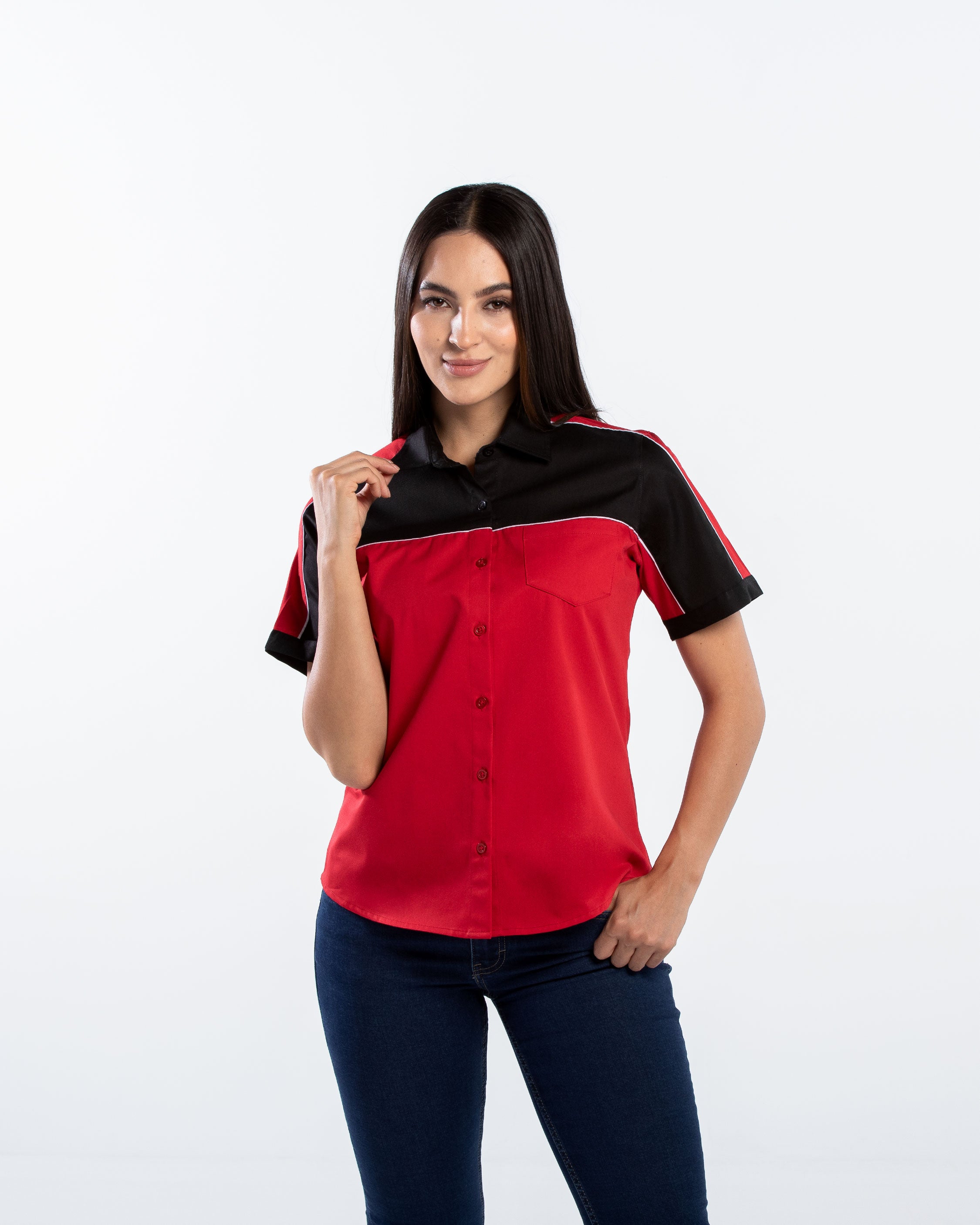 Blusa Mujer Manga Corta Scuderia