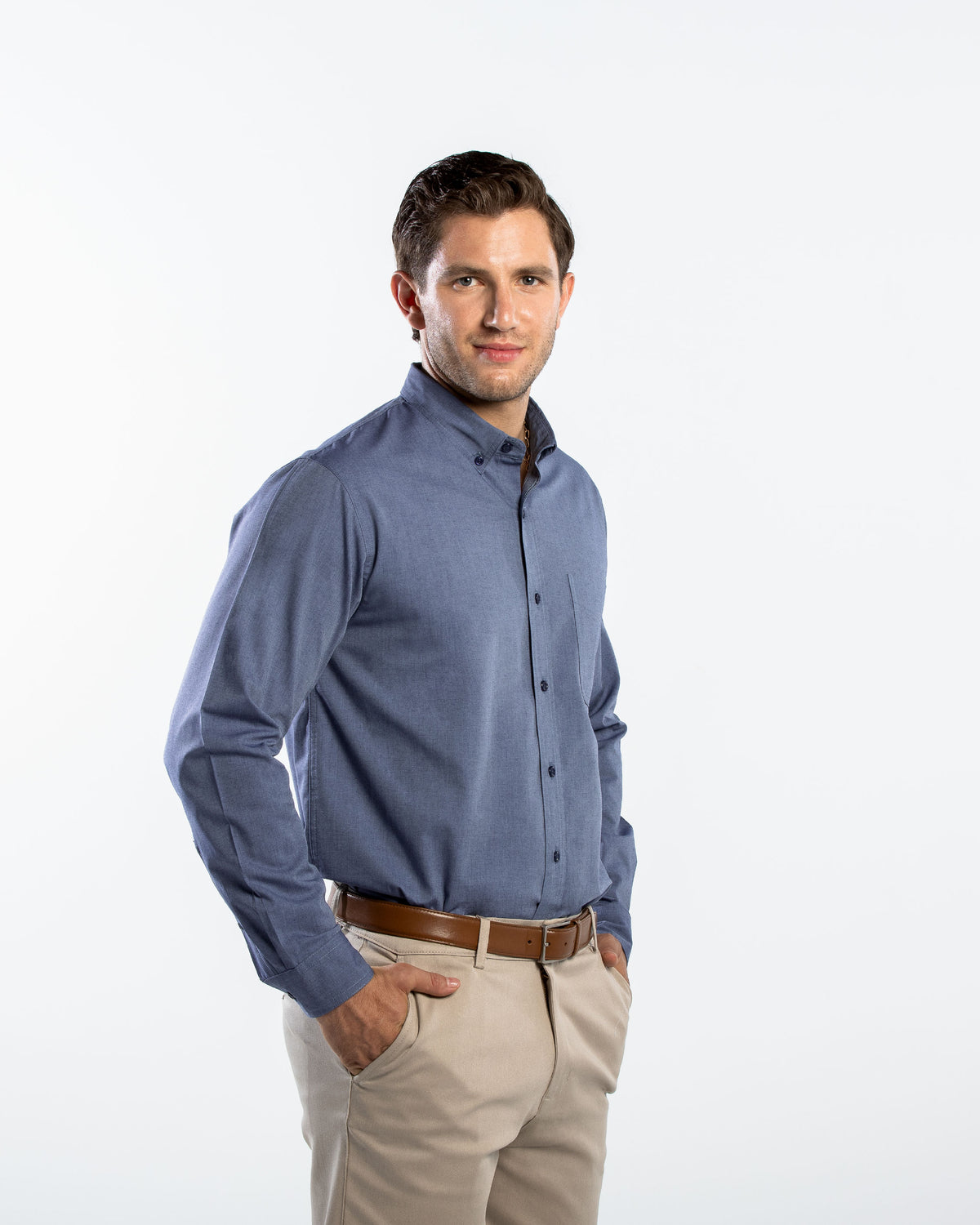 Camisa Hombre Manga Larga Siena