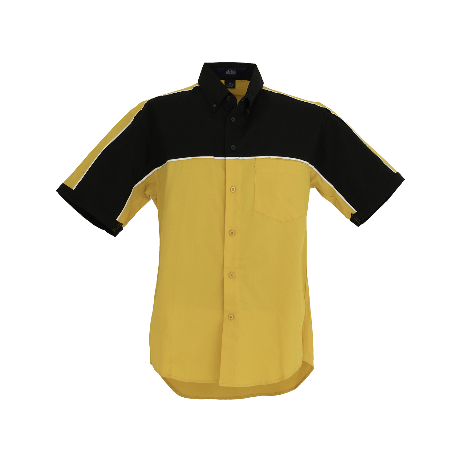 Camisa Manga Scuderia Amarillo/Negro